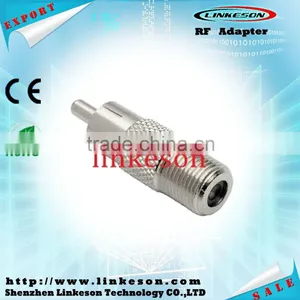 (Top Sale) F Female TV Coax Jack to RCA Male Headphone Jack thumbnail-1