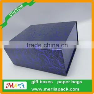 Smashbox Make Up School 2016 Cosmetics Boxes Fancy Paper Foldable Silver Foil Box thumbnail-1