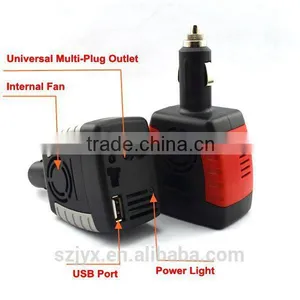 Car USB Charger Power Inverter Adapter 12V to 110V DC to AC Converter Plug thumbnail-4
