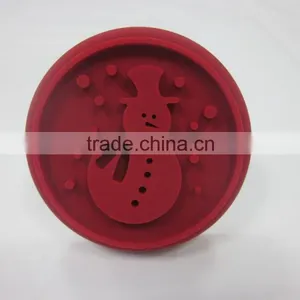 Factory Manufactured Christmas Snowman Silicone Stamp Silicone Cookie Stamp thumbnail-3