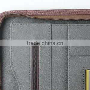 A4 Portfolio/leather Folder /organizer Professional Supplier thumbnail-3