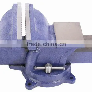 8" 200mm 28.5kgs French Type Swivel Base Bench Vise With Anvil thumbnail-1