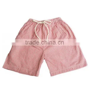 Monogrammed Boy's Seersucker Swim Trunks thumbnail-2