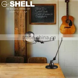 Industrial LED Adjustable Swing Arm Desk Light thumbnail-4