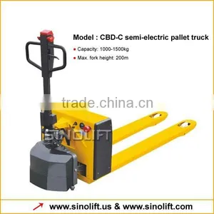 CBD-C Semi-electric Pallet Truck With CE Certificate thumbnail-1
