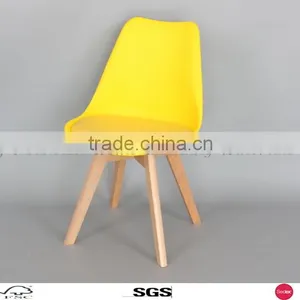 2016 Modern Yellow Emes Chair /firm Chair Made of PP ABS and Solid Wood thumbnail-1