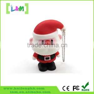 Fashion Christmas Gift / Stocking Plastic USB Flash Drive / CE Rohs FCC Approved / Original Chip thumbnail-1