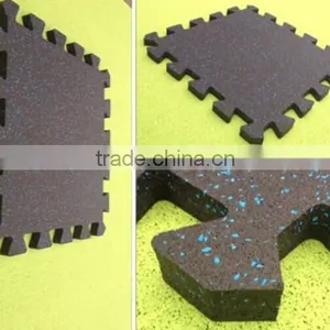 Cheap Interlocking Rubber MatsGood Protective Puzzle Floor Tiles,interlocking Rubber Mats for Gym thumbnail-1