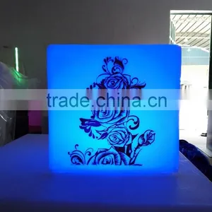 Led Cube With Customer Logo or Pattern Printed for Advertising, Event, Promotion thumbnail-3