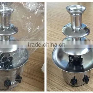 High Quality and Low Prices Homehold China Factory Supply 3 Layers Chocolate Fondue Fountain for Sale thumbnail-1