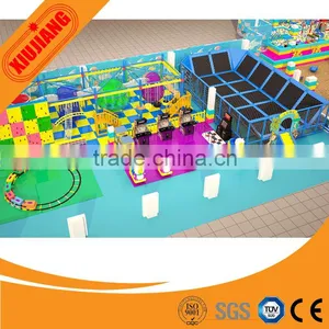 Children Fitness Equipment, Indoor Playground Trampoline Park for Kids thumbnail-1