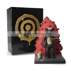 Hot Selling Black Cool Design Bear Plastic Figure Toys/custom Own Design Plastic Toys With Base/oem Plastic Figure Toys Maker thumbnail-1