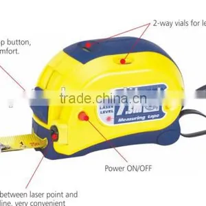Steel Tape Measure With Laser Level thumbnail-1