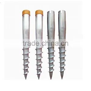 Hot Dipped Galvanized Ground Screw Anchor for Fence thumbnail-3