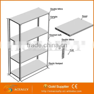 2017 Light Duty Steel/wooden Layers Stotted Angle Iron Shelving thumbnail-6