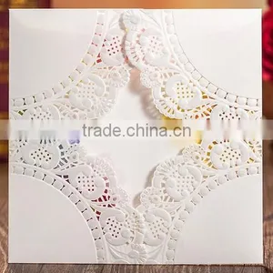 2015 New Design Laser Cut Wedding Invitation Card thumbnail-1