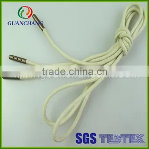China Wholesale Nice Polyester Metal Tip Round Shoelaces thumbnail-1