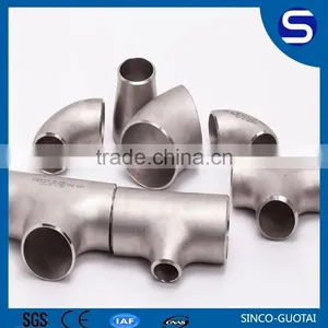 ASME/ANSI B16.9 Butt-Welded Pipe Fittings/Stainless Steel Pipe Fittings SS304 SS316L thumbnail-1
