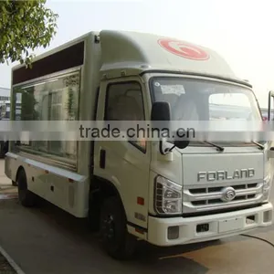Forland 2 Sides of Mobile Led Screen Truck With Stage for Sale thumbnail-1