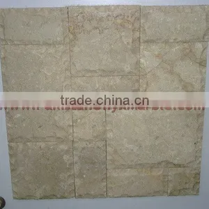 UNIQUE SAHARA BEIGE MARBLE MOSAIC TILES thumbnail-1