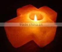 Rock Salt Natural Tea Lights/ Himalayan Salt Rocks/ thumbnail-2