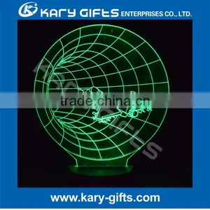 LED Light With Rechargeable Battery 3d Illusion Decor Lamp thumbnail-1