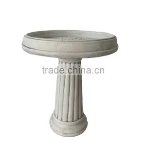 Cement Outdoor Handmade Garden Bird Bath Hot Sale thumbnail-2