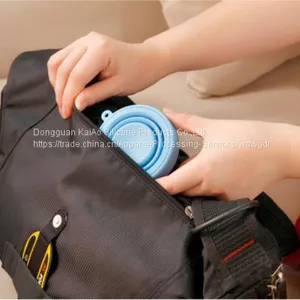 Easy Stock Folding Cups For Travel Drink Silicone Container thumbnail-4
