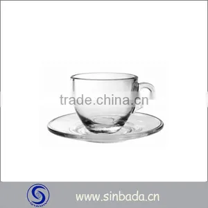 2014 Wholesale Glass Tea Cup and Saucer Sets thumbnail-1