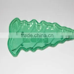 Christmas Tree Shaped Plastic PS Serving Tray thumbnail-2