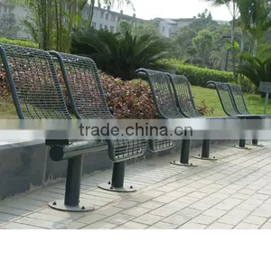 Metal Mesh Chinese Style Garden Bench thumbnail-5