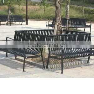 Outdoor Iron Garden Bench thumbnail-2