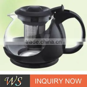 Wholesale Heat Resistant Glass Teapot thumbnail-1
