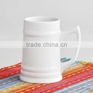 2016 Hot Sale Solid Color Ceramic Barrel Beer Mug thumbnail-2