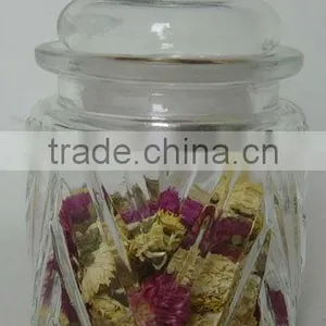 ZIBO Wholesale Hot Selling Clear Candy Cookie Jar With Dome Lid thumbnail-1