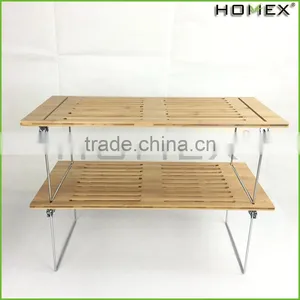 Living Room Bamboo Stackable Shelves Homex-BSCI thumbnail-1