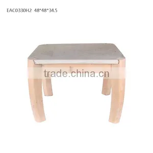 Nordic Unique Conrete Vintage Office Orange Cement Table for Home Decor thumbnail-1