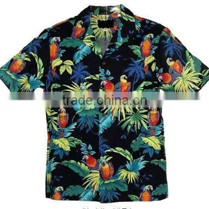 Mens Fashion 100% Polyester Printing Shirt thumbnail-1