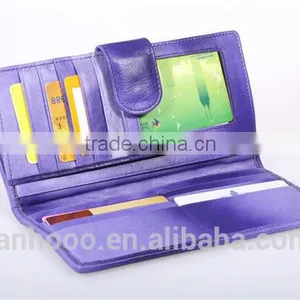 OEM Genuine Women Leather Wallet With Zipper Customize thumbnail-3