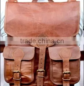 Classic Design Handmade Vintage Leather College Bag thumbnail-2