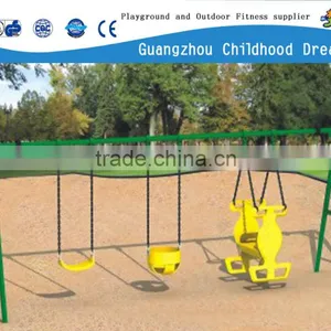 (CHD-907) Outdoor Three Seat Old School Baby Swing thumbnail-1