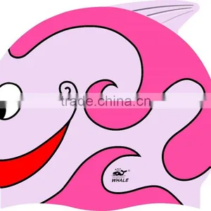 High Quality Shark Swimming Caps Colorful Baby Swim Cap Rubber Swim Cap for Youth thumbnail-6