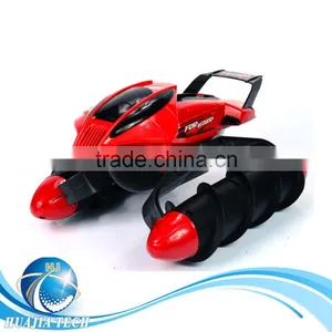 2.4G Electric Amphibious RC Tank Stunt Car Snow Water thumbnail-1