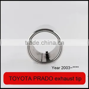 Auto Tuning Stainless Muffler Tip in Exhaust Pipe for TOYOTA PRADO thumbnail-4