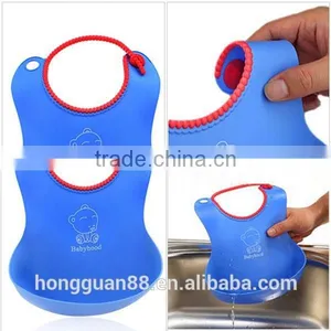 Hot Selling Have Stock Fashion Waterproof Baby Bib,baby Bib Silicone Factory thumbnail-1