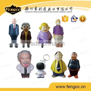 Promotion Foam Cheap PU Human Shape Stress Ball Toy for Kids thumbnail-1
