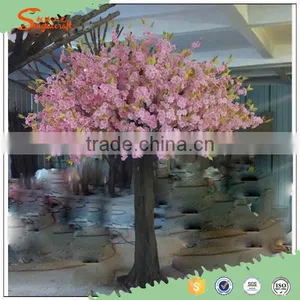 Silk Ornament Cherry Tree Artificial Fake Trees Cherry Blossoms Artificial Decorative Tree Christmas Tree and Plants thumbnail-1