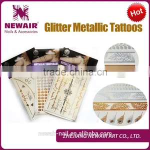 New Products 2016 Water Transfer Printing Metallic Tattoo Ink thumbnail-1