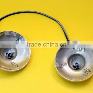 Best-selling Handmade in Nepal Meditation Tibetan 8 Auspicious Symbol Tingsha Cymbals thumbnail-4