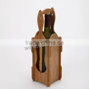 9x9.5x36cm ,single Bottle Wine Rack/Bamboo Wine Tray Rack thumbnail-1